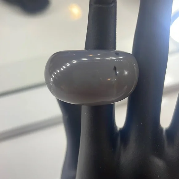 Agate cocktail, chunky Ring, Size 7 - Picture 3 of 6
